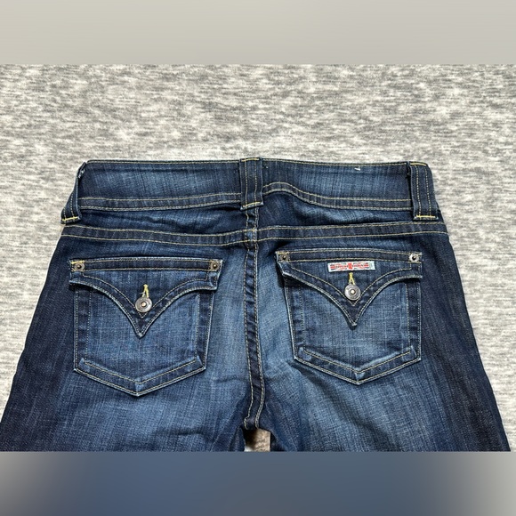 HUDSON Low Rise Signature Boot Cut Flap Pocket Jeans Elm Size 28 - Picture 6 of 14